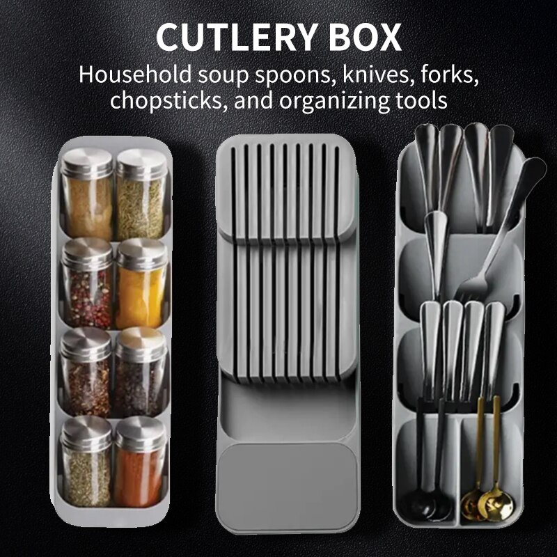 Commercial Kitchen Knife Holder - Кухонный ящик, лоток для хранения столовых