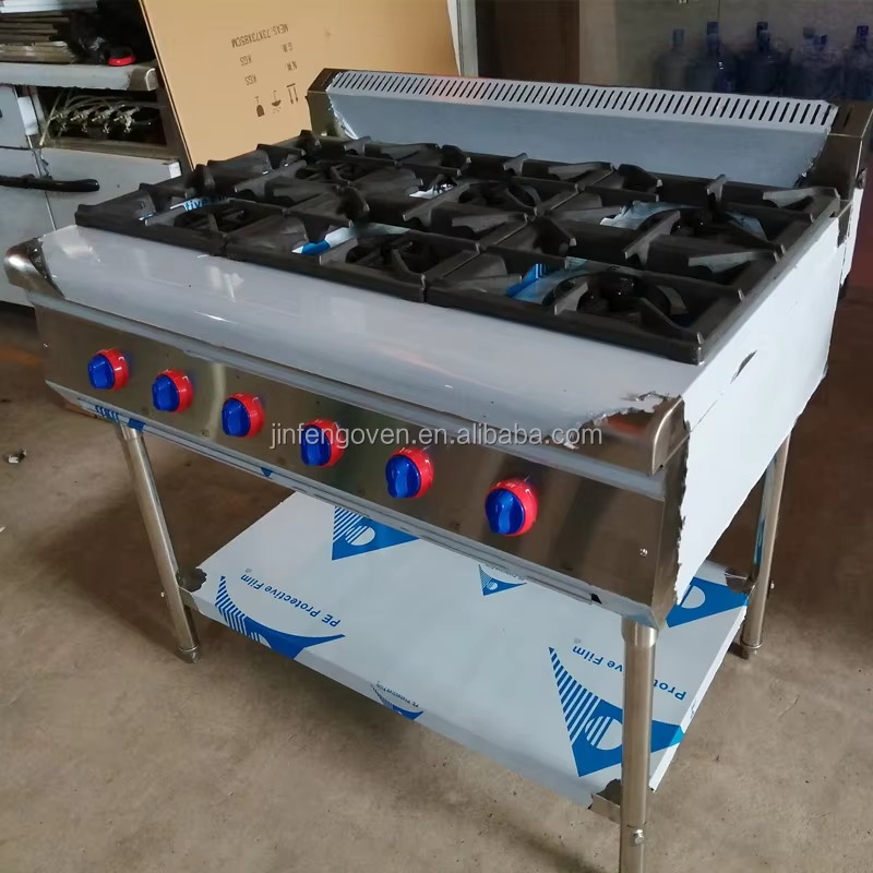 Commercial Kitchen Usa - Профессиональная промышленная газовая плита с 6
