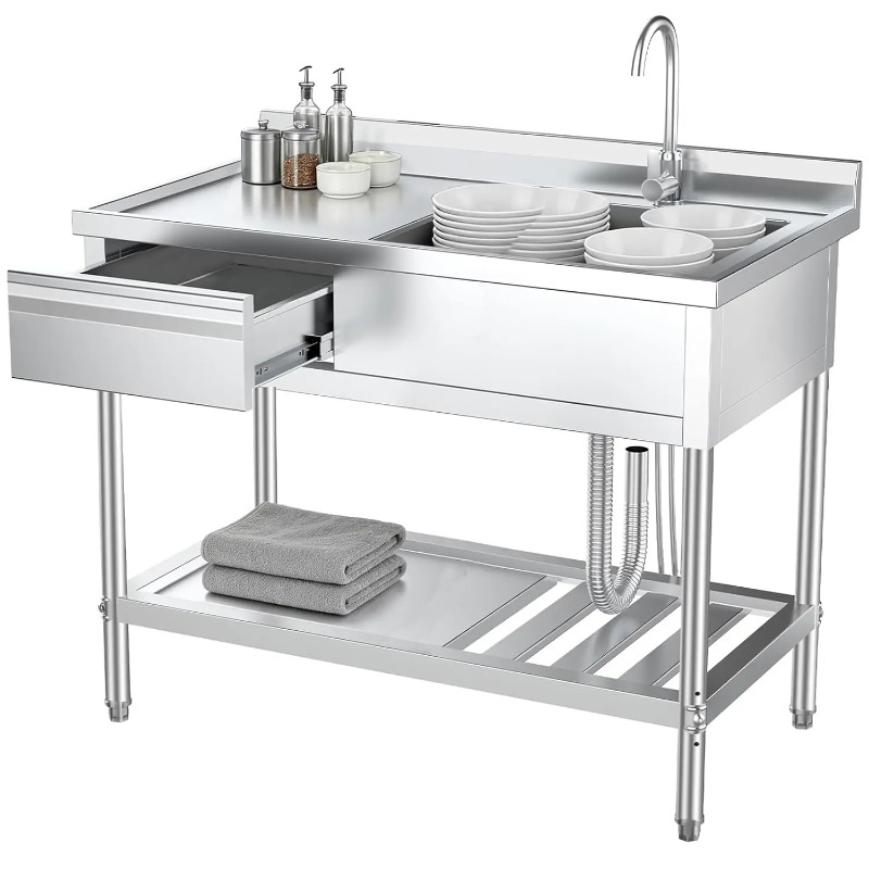 Commercial Kitchen Plumbing - Мойка коммерческая из нержавеющей стали с