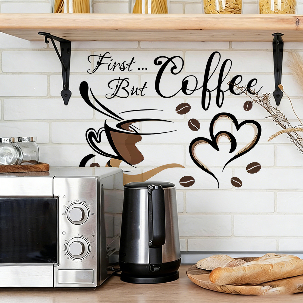 Commercial Kitchen Wall Panels - Наклейка на стену для кофейни, 1