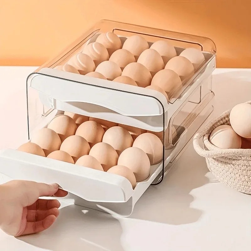 Commercial Kitchen Fridge - Кухонный ящик для хранения яиц, двухъярусный,