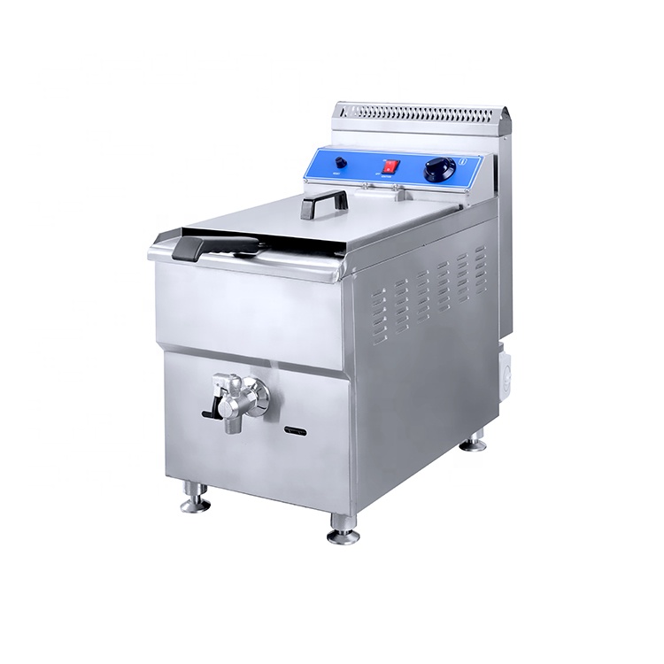 Commercial Kitchen Outlets - Промышленная фритюрница с дымоотводом, корзиной для