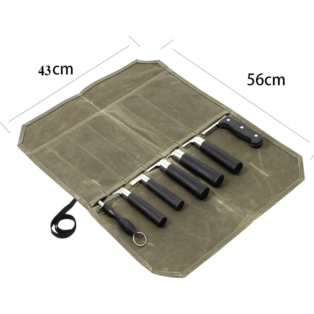 Холщовая сумка для хранения но – обзор и цена Commercial Kitchen Knife Holder