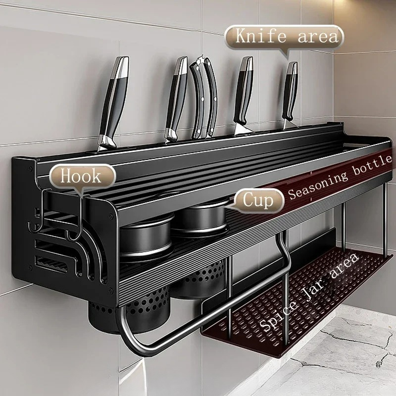 Настенная кухонная полка 60/70 – обзор и цена Commercial Kitchen Knife Holder