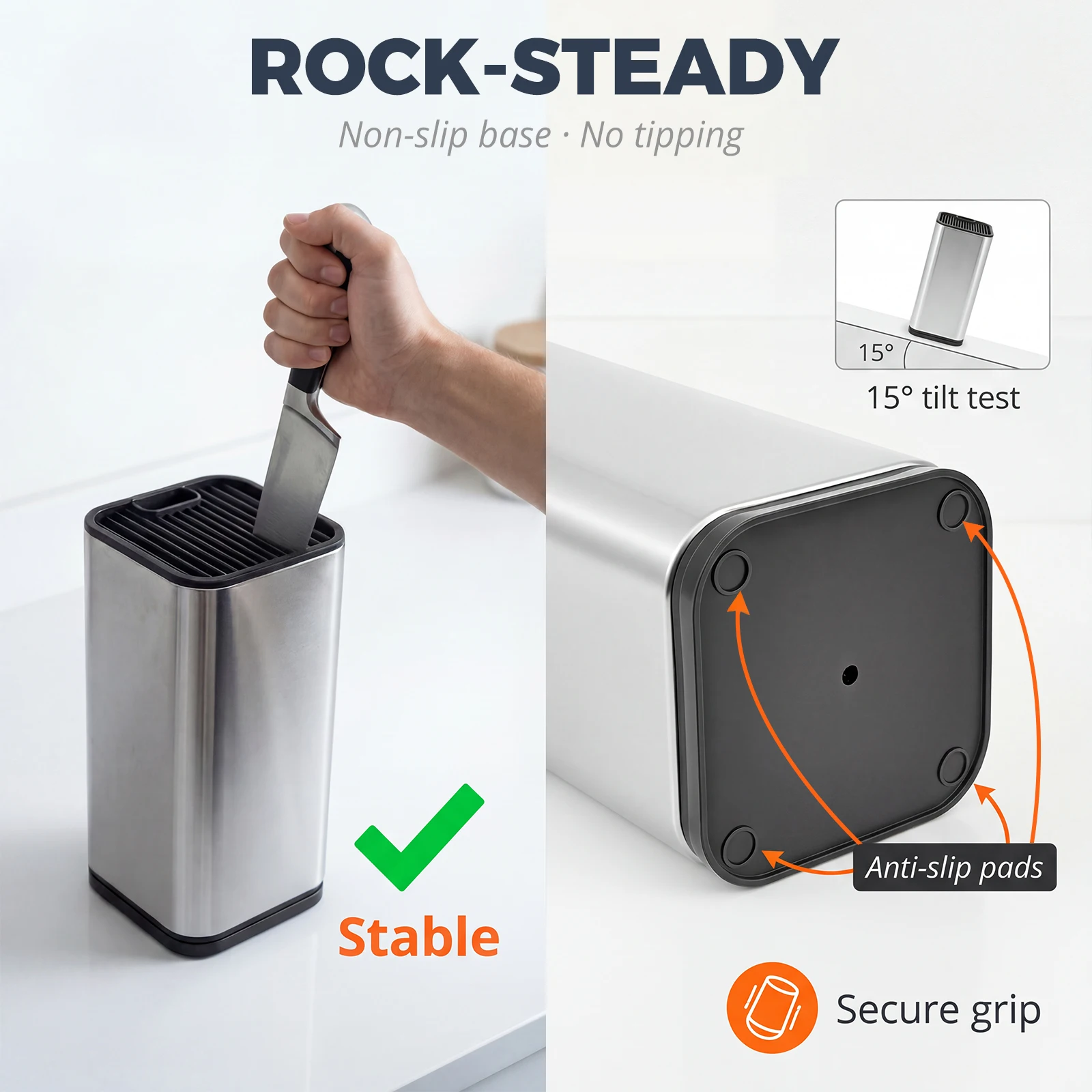 Подставка для ножей из нержаве – обзор и цена Commercial Kitchen Knife Holder