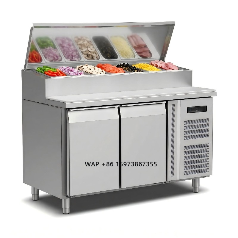 Холодильный стол-прилавок OEM  – обзор и цена Commercial Kitchen Fridge