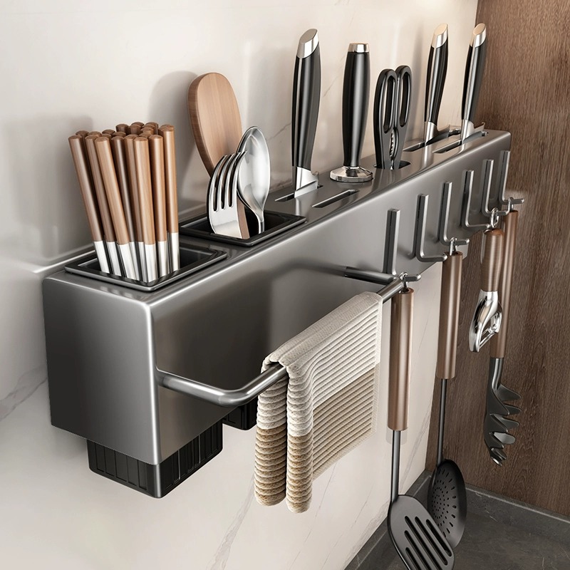 Многофункциональная настенная  – обзор и цена Commercial Kitchen Knife Holder