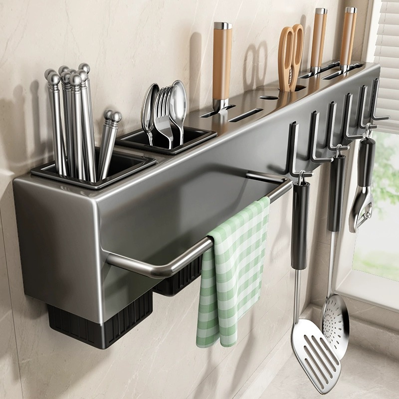 Многофункциональная настенная  – обзор и цена Commercial Kitchen Knife Holder