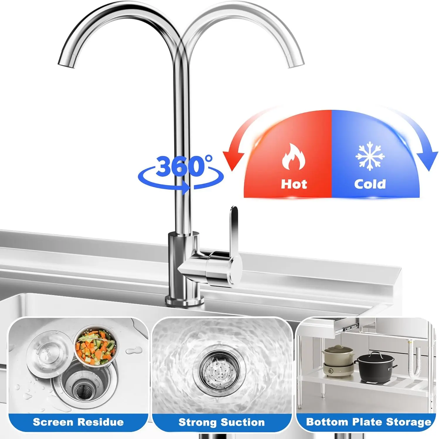 Мойка коммерческая из нержавею – обзор и цена Commercial Kitchen Plumbing