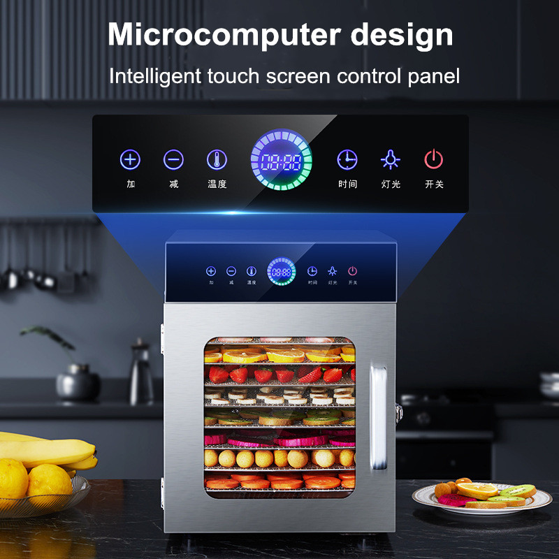 8-ярусная сушилка для продукто – обзор и цена Commercial Food Dehydrator