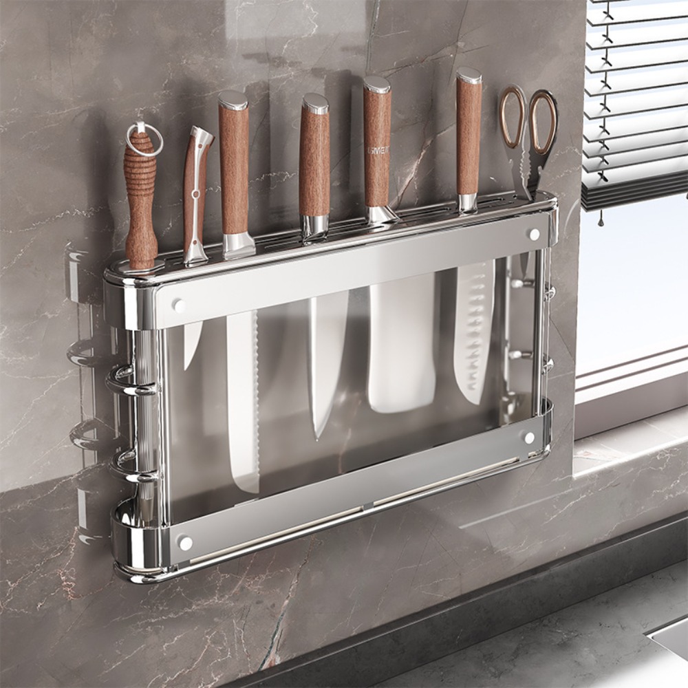 Настенный держатель для ножей  – обзор и цена Commercial Kitchen Knife Holder
