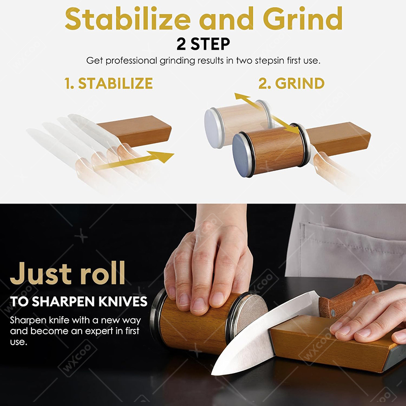 Магнитный роликовый точильный  – обзор и цена Commercial Kitchen Knife Holder