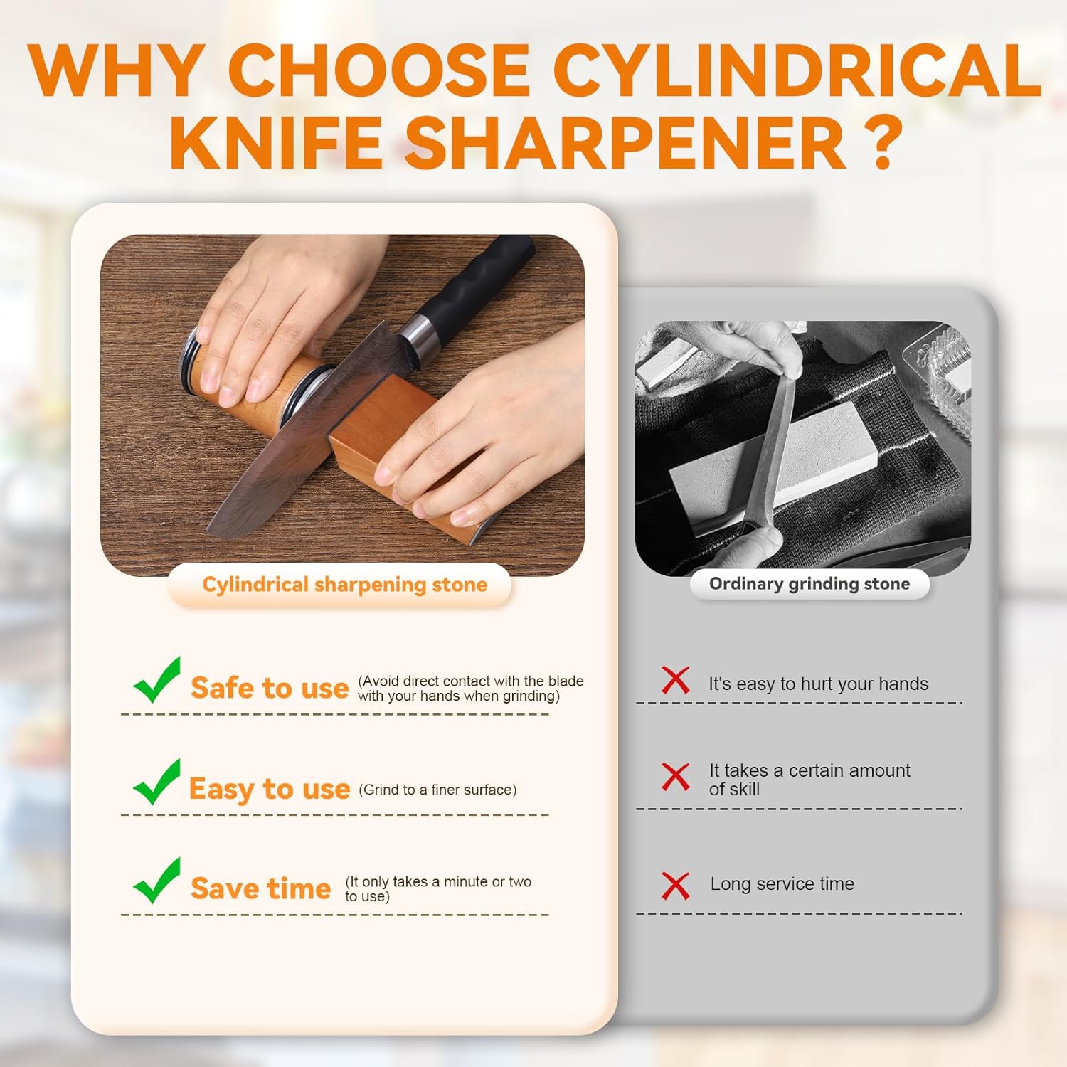 Роликовый точильный станок для – обзор и цена Commercial Kitchen Knife Holder